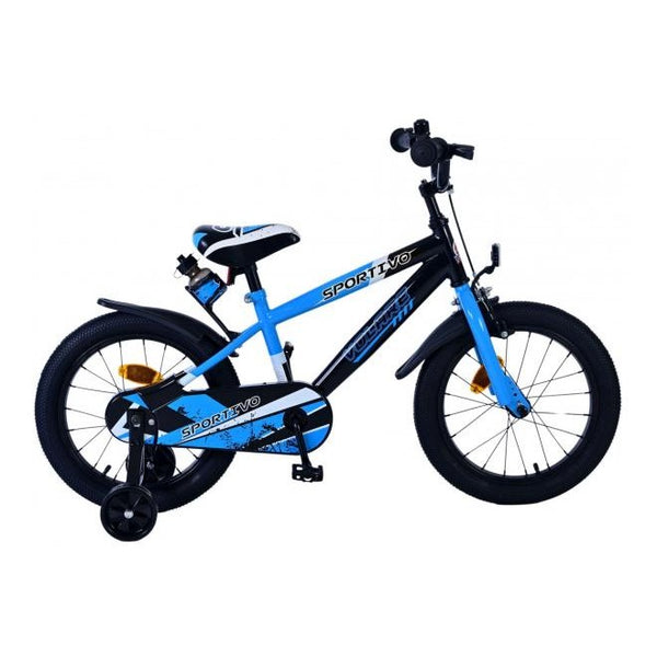 Sportivo fiets 16inch Blauw Zw
