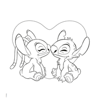 Boek Disney Stitch Colorino Kleurblok
