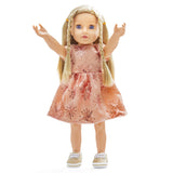 Heless Pop glitterjurk Rose Gold. m