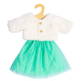 Heless Pluche jas "Yuki" met tule rok, maat 35-45 cm