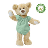 Heless Poppenbody met ruches van 100% biologisch katoen, mint, maat 35-45 cm