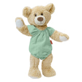 Heless Poppenbody met ruches van 100% biologisch katoen, mint, maat 35-45 cm