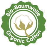 Heless Poppen tuinbroek van 100% biologisch katoen, saliegroen, met wit T-shirt, 2-delig, maat 35-45 cm