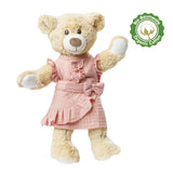 Heless Poppenwikkelrok met ruches top roze, 2-delig, maat 35-45 cm