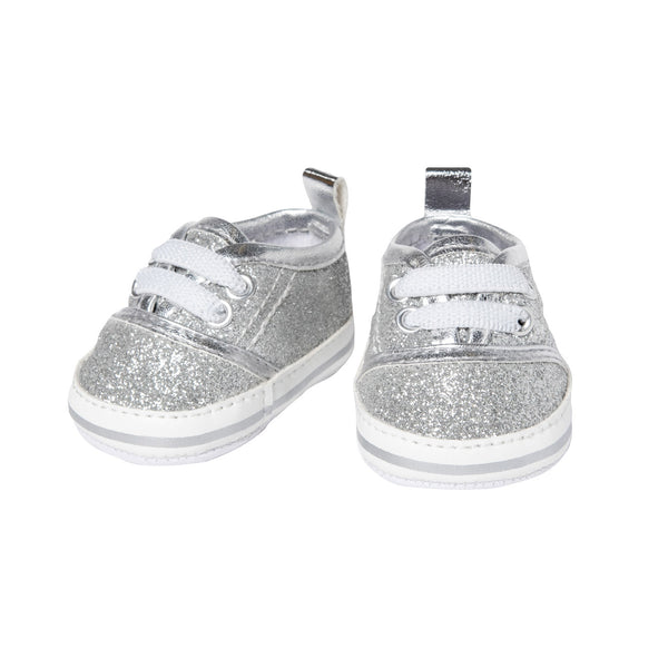 Heless Glitter sneakers, zilver, maat 30-34 cm