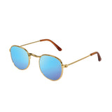 Heless Zonnebril, goud, blauw gespiegeld