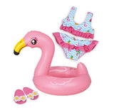 Heless Flamingo zwemset "Ella", maat35-45 cm
