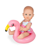 Heless Flamingo zwemset "Ella", maat35-45 cm