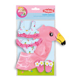Heless Flamingo zwemset "Ella", maat35-45 cm