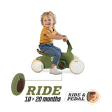 Berg Go2 Retro Groen 10mnd