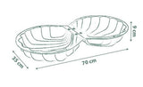 Gevulde mini schelp zandbak