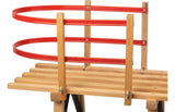 Rugleuning voor houten slee