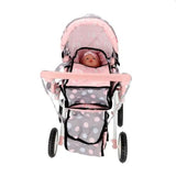 POPPENWAGEN VERST. 2 IN 1 GRIJ