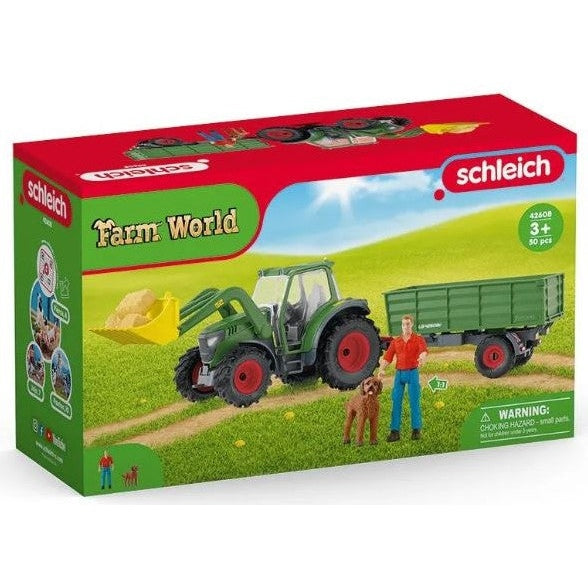 SCHLEICH tractor met aanhanger