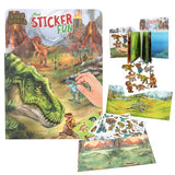 Dino World mini sticker fun