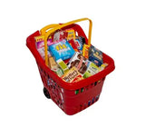 Boodschappentrolley met inhoud