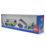 Siku Volkswagen T6 met aanhanger en zitmaaier