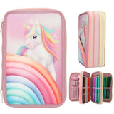 YLVI 3-VAKS ETUI RAINBOW