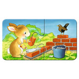 Puzzel (9x2) Dieren in de bouw