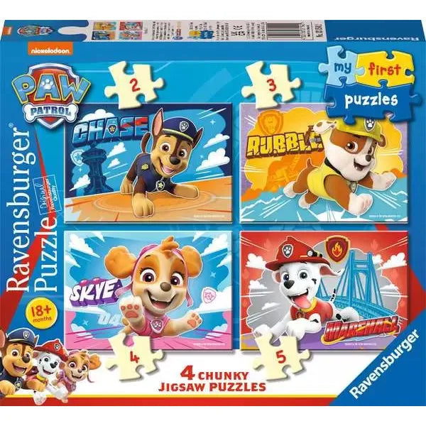 Puzzel 2+4+6+8 Paw Patrol