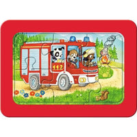 Puzzel 3x6Frame Dieren aan het werk