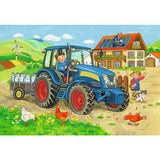 Puzzel 2x12 Bouwplaats boerderij
