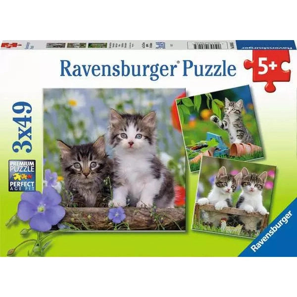 Puzzel 3x49 Schattige katjes