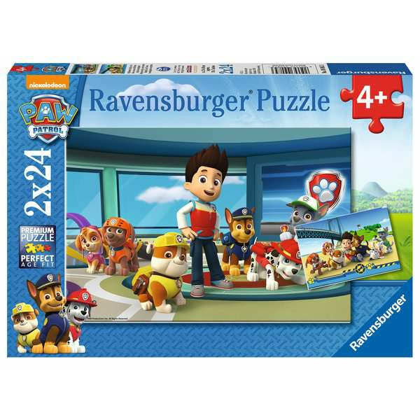 Puzzel 2x24 Paw Patrol speurneuzen