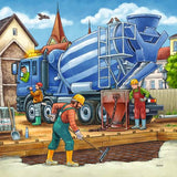 Puzzel 3x49 Puzzel Grote bouwvoertuigen