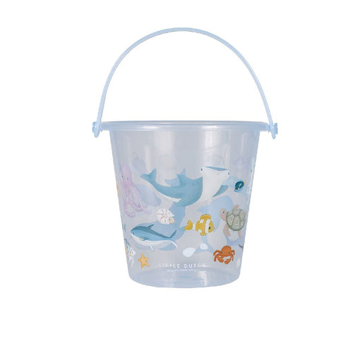 Little Dutch Schelp Emmer Blauw 19cm