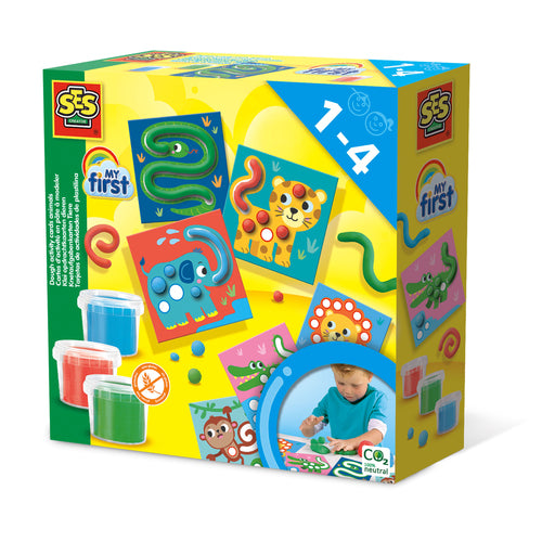 SES My First - Klei opdrachtkaarten dieren