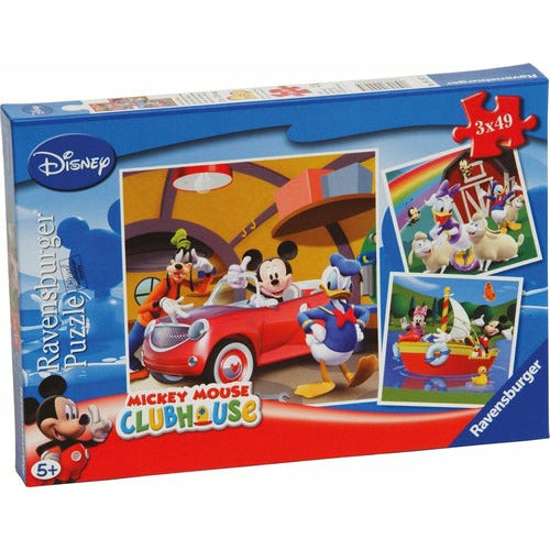 Puzzel 3x49 Mickey Mouse
