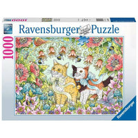 Puzzel 1000 Kattenvriendschap