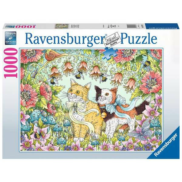 Puzzel 1000 Kattenvriendschap