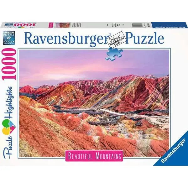 Puzzel 1000 Regenboogbergen China