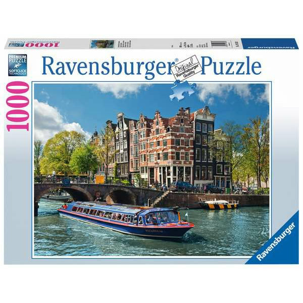 Puzzel 1000 Rondvaart in Amsterdam