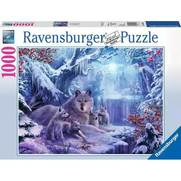 Puzzel 1000 Wolven in de winter