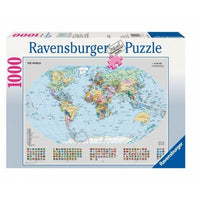 Puzzel 1000 Politieke wereldkaart
