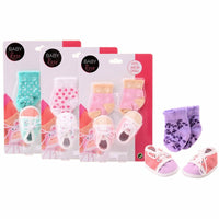 Baby Rose poppensokken+schoen