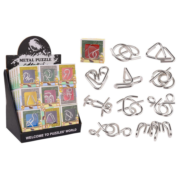 Hersenkraker metalen puzzel 9