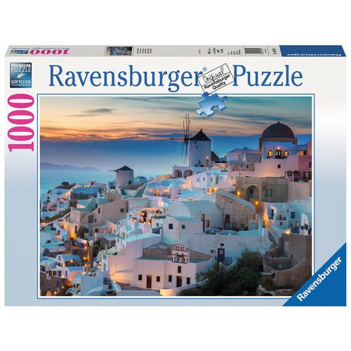 Puzzel 1000 Avond in Santorini