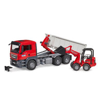 Bruder Auto Vrachtwagen MAN met Shovel Schaeffer