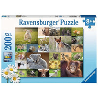 Puzzel 200XXL Babydieren schattig