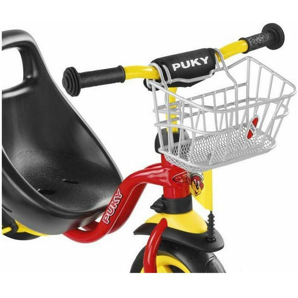 PUKY Fietsmandje driewieler of Autoped zilver
