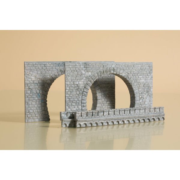 Tunnelportaal dubbel rails