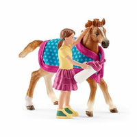 SCHLEICH Veulen met deken 42361