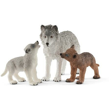 SCHLEICH Wolvin met wolvenwelpen 42472