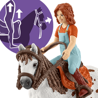 SCHLEICH Mia en spotty 42518