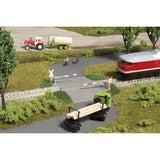 Baanovergang halve bomen