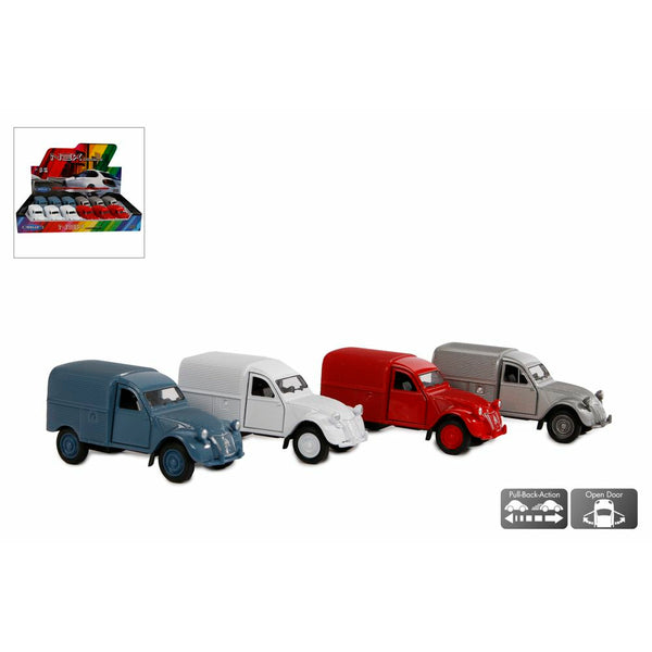 Welly Citroen 2CV Fourgonnette die cast pull back 4ass 12cm